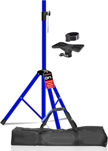 5 Core Speaker Stand Tripod Heavy Duty Adjustable for PA DJ Stage & Event Telescoping Height up to 72″ Universal 35 mm Mount with Carry Bag - SS HD 1 PK WH Bag in Saudi Arabia