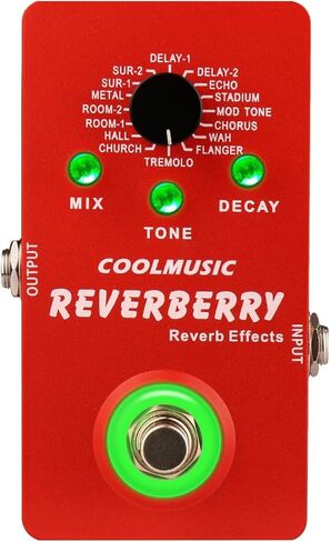 Coolmusic Multi Effects Pedal Digital Guitar Pedal with 16 Effects True Bypass in Kuwait