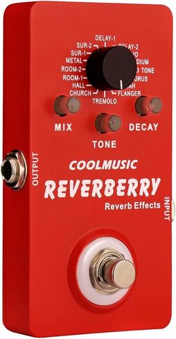 Coolmusic Multi Effects Pedal Digital Guitar Pedal with 16 Effects True Bypass in Kuwait