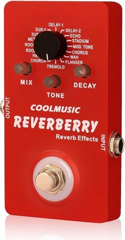 Coolmusic Multi Effects Pedal Digital Guitar Pedal with 16 Effects True Bypass in Kuwait