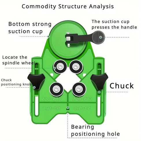 1PCS Single Borehole Tool for Precise Woodworking Positioning Aid for Accurate Hole Opening Drilling Lightweight Easy to Use Multipurpose in Saudi Arabia