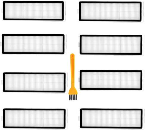 8 Pack Replacement Filters Compatible with Dreame Robotic 1C 2C L10 plus /Z10 pro D10 Plus L10s Robot Vacuum and Mops in Saudi Arabia
