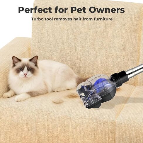 مكانس كهربائية بعلبة 45 كيلو باسكال 1600 واط للمنزل، فلتر HEPA مزدوج، مكنسة كهربائية بدون كيس 4.5 كيو تي، مكنسة كهربائية بعلبة خفيفة الوزن للأرضيات الصلبة، السجاد، الحيوانات الأليفة، تنجيد البلاط، السيارة الزرقاء in Kuwait