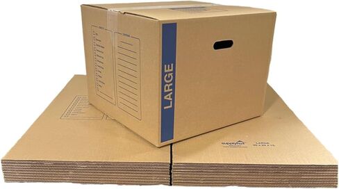 20 - Pack Large Cardboard Moving Boxes 20x20x15 32 ECT With Handles in Kuwait