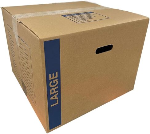 20 - Pack Large Cardboard Moving Boxes 20x20x15 32 ECT With Handles in Kuwait