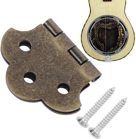 Metal Guitar Tailpiece Musical Instrument Tool Bronze Lightweight for 3 String Cigar Box Guitars in Saudi Arabia