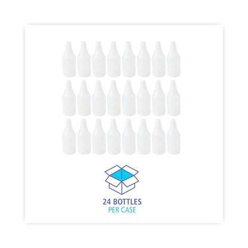 Boardwalk BWK00024 24 oz. Embossed Spray Bottle - Clear (24/Carton) in Saudi Arabia