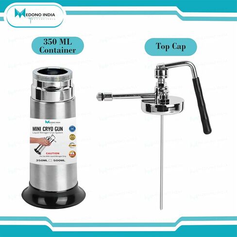 Cryo Can Freeze Gun 350ML – Stainless Steel Body Empty Spray Bottle Applicator for DIY, Hobby Use & Multi-Purpose Cooling Spray Includes 1 Gun + Nozzle Set in Saudi Arabia