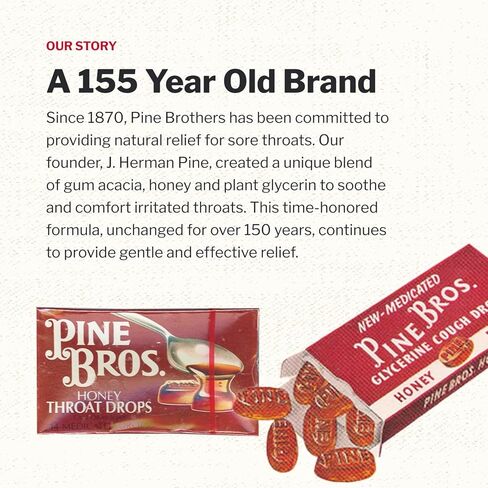 Pine Bros. Gummy Sore Throat Softish Drops 30 Count (approx) (6 Bags, Licorice) in Kuwait