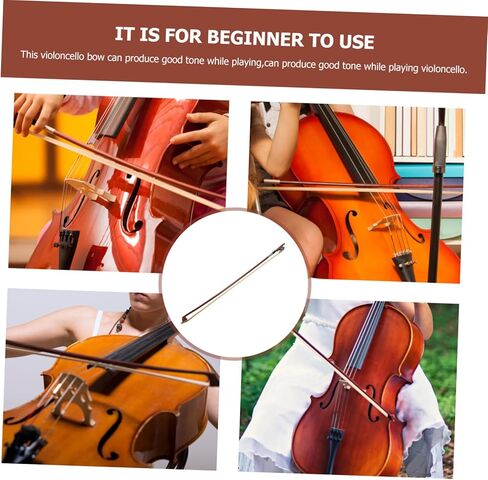 Yardwe Cello Bow Used Cello Bow Horsetail Hair Replacement for Stringed Instruments in Saudi Arabia
