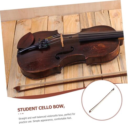 Yardwe Cello Bow Used Cello Bow Horsetail Hair Replacement for Stringed Instruments in Saudi Arabia