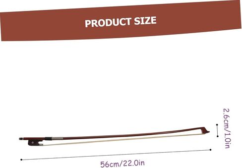 Garneck Professional Cello Bow Horsetail Hair for Students and Beginners Natural Horsehair Stringed Instrument Accessory for Cello Practice and Performance in Saudi Arabia