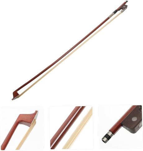 Garneck Professional Cello Bow Horsetail Hair for Students and Beginners Natural Horsehair Stringed Instrument Accessory for Cello Practice and Performance in Saudi Arabia