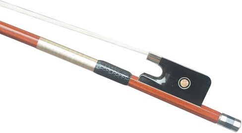 قوس التشيلو مقاس 4/4، خشب بيرنامبوكو، شكل دائري، وزن مثبت من النيكل الفضي 78-80 جم in Kuwait