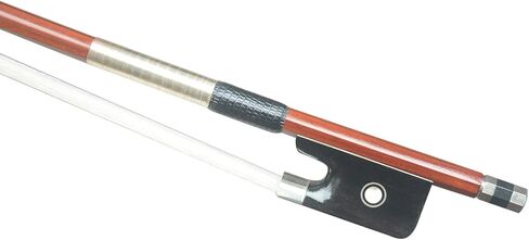 قوس التشيلو مقاس 4/4، خشب بيرنامبوكو، شكل دائري، وزن مثبت من النيكل الفضي 78-80 جم in Kuwait