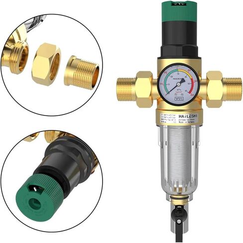 Filter Pipeline Filter Pressure Reducing Valve Safety Valve 1x 3/4 Inch in Saudi Arabia