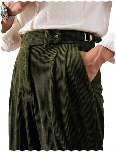 سراويل الرجال السراويل كولوروي مصممة كلاسيكية ملائمة الشتاء سروال سراويل سراويل سروال سروال in Kuwait