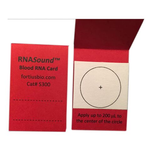 S300 RNASound Blood RNA Card (Pack of 25) in Saudi Arabia