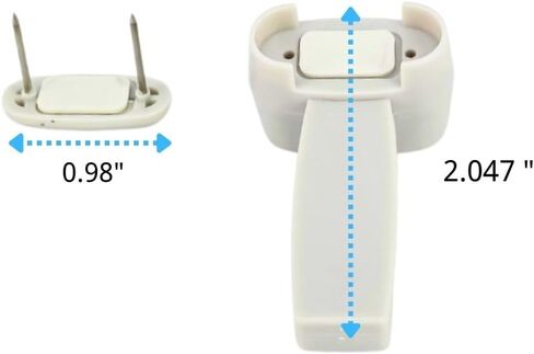 ZFD قابلة لإعادة الاستخدام AM58KHZ علامات أمنية 100 قطعة لمتاجر النظارات مع أداة علامة واحدة للبيع بالتجزئة معدات مضادة للسرقة للنظارات والنظارات الشمسية in Kuwait