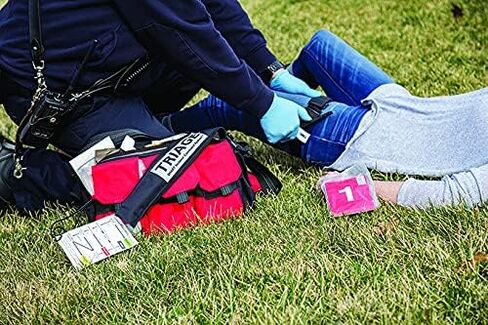 Smart Triage Tags Resupply - Contains 10 Smart Tags - Folding Design Allows reprioritizing of Casualties & Highly vizability of Patient Priority in Saudi Arabia