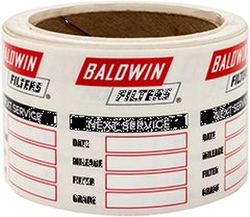 ملصقات خدمة Baldwin Filters Pkg50، 150/Pckg in Saudi Arabia