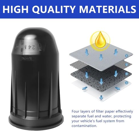 SJ11792 Hydraulic Oil Filter - Fit for John Deere 5000 3.0 2008-2012 5065M 5075M 5075M 5085M 5090M 5090R 5095M 5115M 5125M 5125R Replace# SJ11784, RE284606, RE283231, P583540, P567145 in Saudi Arabia