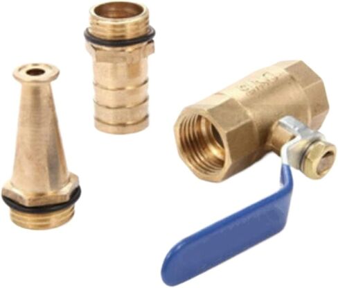 1pcs High Pressure Watergun Car Hose Household Copper Spray Head Valve Switch Sprinkler Fire reel hose Garden Watering Irrigation in Kuwait