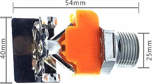 1pcs QR-EC-HSW115-68 Brass Fire Sprinkler DN20mm 68 Degrees Fast Response Large Coverage Area Sprinklers in Kuwait