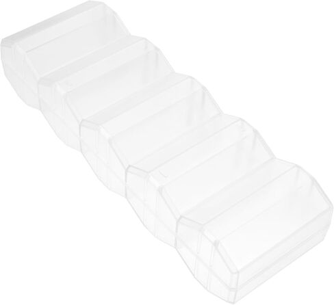 ibasenice Transparent Poker Chip Case Large Capacity with Compartmented Holder for Cards and Dice Game Chip Box for Organized Storage and Easy Carrying in Saudi Arabia