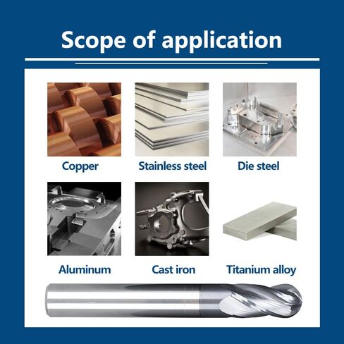 1 قطعة الكرة الأنف كربيد نهاية مطحنة CNC القاطع بت التوجيه 4 الناي R0.5-R8 دوامة طحن بت ماكينة بتحكم رقمي بالكمبيوتر طحن أداة القاطع in Kuwait