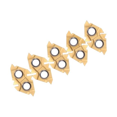 10Pcs Carbide Inserts External Threading Inserts Tungsten Carbide Inserts for High Temperature Resistance Toughness with Storage Box Suitable for Stainless Steel Wood Finishing in Saudi Arabia