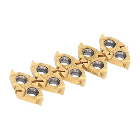 10Pcs Carbide Inserts External Threading Inserts Tungsten Carbide Inserts for High Temperature Resistance Toughness with Storage Box Suitable for Stainless Steel Wood Finishing in Saudi Arabia
