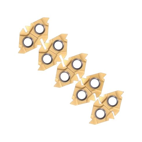 10Pcs Carbide Inserts External Threading Inserts Tungsten Carbide Inserts for High Temperature Resistance Toughness with Storage Box Suitable for Stainless Steel Wood Finishing in Saudi Arabia
