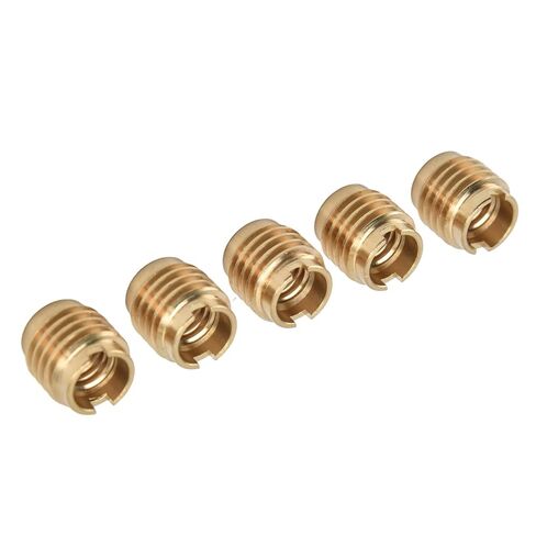 POCREATION Threaded Insert, 5 Pcs Beer Tap Handle with, Manual Install Screws for 3/8in 16 UNC External Thread in Saudi Arabia