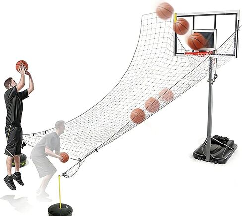 The Ultimate Basketball Solo Trainer - Automatic Ball Return System Eliminates Chase Time, Lets You Focus on Perfecting 3-Pointers and Jump Shots in Kuwait