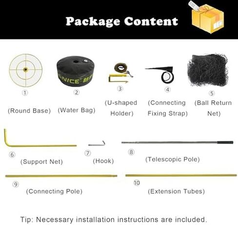 The Ultimate Basketball Solo Trainer - Automatic Ball Return System Eliminates Chase Time, Lets You Focus on Perfecting 3-Pointers and Jump Shots in Kuwait