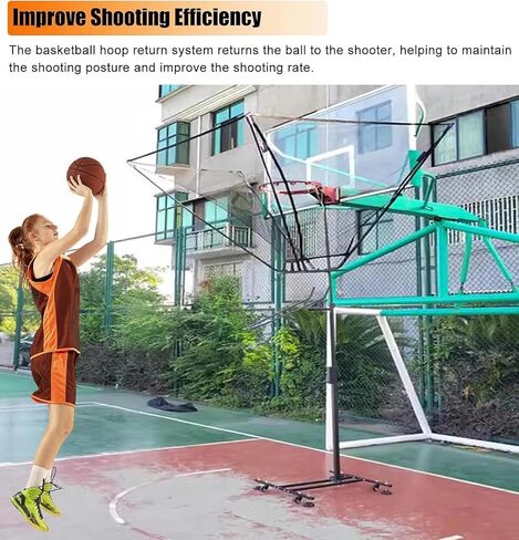 Basketball Rebounder for Home Courts - Compact Yet Powerful Design Transforms Your Driveway into a Professional Efficiency-Focused Training Zone in Kuwait