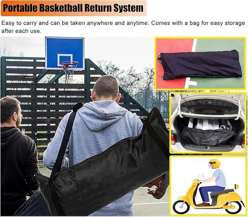 Basketball Rebounder for Home Courts - Compact Yet Powerful Design Transforms Your Driveway into a Professional Efficiency-Focused Training Zone in Kuwait