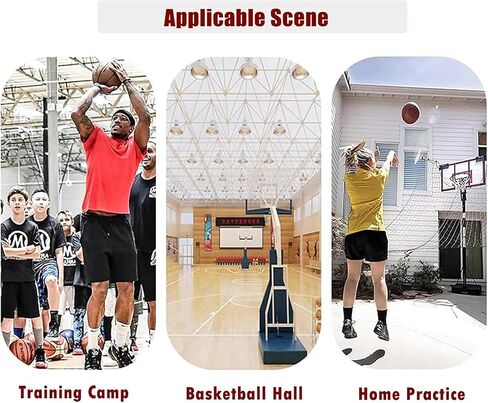 Versatile Shooting Rebounder Device - Perfect for Practicing Free Throws, Long-Range Shots, and Game-Like Scenarios in Any Setting in Kuwait