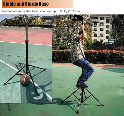 Quick-Release Basketball Return Attachment - Tool-Free Installation in Minutes, Includes Video Guide for Effortless Setup on Most Hoop Types in Kuwait