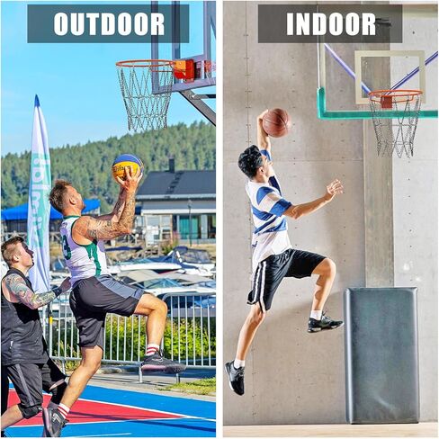 KingDolly 360° Rotatable Basketball Return Attachment with Chain Basketball Net, Basketball Rebounder for Solo Practice in Kuwait