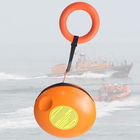 Emergency Throwable Disc - 4 Pack Water-Safe Rescue Device with 40m Rope & Rubber Grip, Portable Lifesaving Gear for Boating, Swimming, Camping & Outdoor Safety in Saudi Arabia