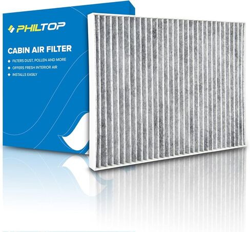 فلتر هواء كابينة PHILTOP، ACF058 (CF10361) بديل للكوبالت، HHR، G5، أيون، بيرسوت، فلتر كابينة ممتاز مع فلتر كربون منشط in Kuwait