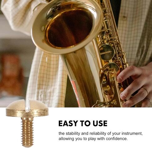 Vaguelly 10pcs Music Instrument Screws Knurled Knob Screws for Instruments Metal Mini Core Axle Music Accessories in Saudi Arabia