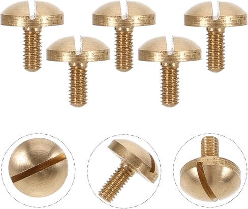 Vaguelly 10pcs Music Instrument Screws Knurled Knob Screws for Instruments Metal Mini Core Axle Music Accessories in Saudi Arabia