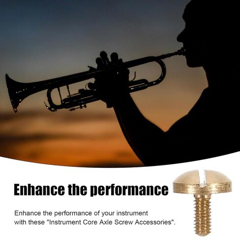 Vaguelly 10pcs Music Instrument Screws Knurled Knob Screws for Instruments Metal Mini Core Axle Music Accessories in Saudi Arabia