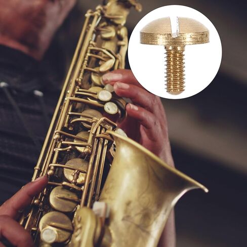Vaguelly 10pcs Music Instrument Screws Knurled Knob Screws for Instruments Metal Mini Core Axle Music Accessories in Saudi Arabia