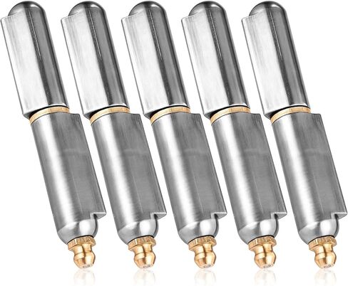 5pcs 3" BBQ Smoker Weld on Hinge, Carbon Steel Weldable Barrel Hinges Detachable Heavy Duty Gate Door Hinge for Swing Door Dump Trailer Ramp in Saudi Arabia
