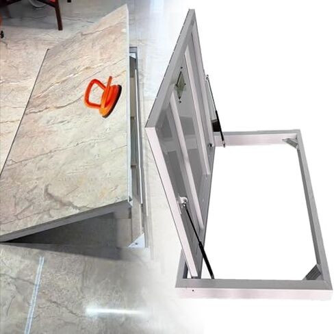 Heavy-Duty Cellar Doors for Basements - Custom Floor Access Door 60x30 Inch (1520x760mm) - Commercial & Residential Use, Fits 24, 28, 30, 36, 38, 40 Inch Openings in Kuwait