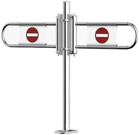 Swing Gate Automatic Closure Metal Entrance Gate Durable Manual Swing Door for Secure One-Way Access At Checkout(55x100cm) in Kuwait